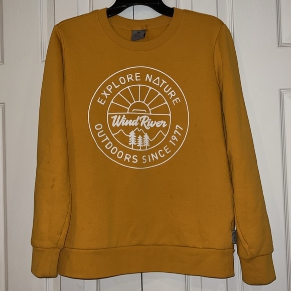 Windriver Heritage  Knit Explore outdoors pullover sweatshirt Sz M - Picture 8 of 9